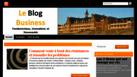 What Le-blog-business.fr website looked like in 2015 (8 years ago)