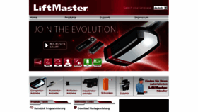 What Liftmaster.eu website looked like in 2015 (8 years ago)