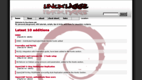 What Linuxlasse.net website looked like in 2015 (8 years ago)
