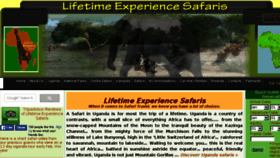 What Lifetimesafaris.com website looked like in 2015 (8 years ago)