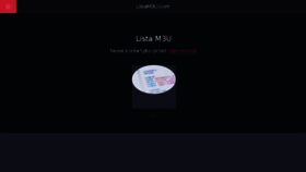 What Listam3u.com website looked like in 2015 (8 years ago)