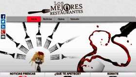 What Losmejoresrestaurantes.net website looked like in 2015 (8 years ago)