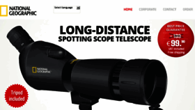 What Landtelescope.eu website looked like in 2015 (9 years ago)