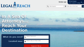 What Legalreach.com website looked like in 2015 (8 years ago)