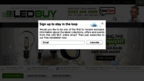 What Ledbuy.co.uk website looked like in 2015 (8 years ago)