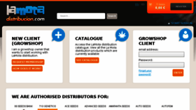 What Lamotadistribucion.com website looked like in 2015 (8 years ago)