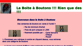 What Laboiteaboutons.fr website looked like in 2016 (8 years ago)