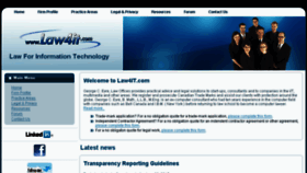 What Law4it.com website looked like in 2016 (8 years ago)