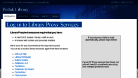 What Lib-proxy.fullerton.edu website looked like in 2016 (8 years ago)