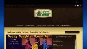 What Lockportpark.org website looked like in 2016 (8 years ago)