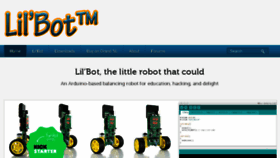 What Lil-bot.com website looked like in 2016 (8 years ago)
