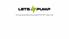 What Letspump.dk website looked like in 2016 (8 years ago)