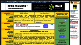 What Logiciellibre.net website looked like in 2016 (8 years ago)