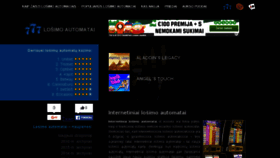What Losimoautomatai.lt website looked like in 2016 (8 years ago)