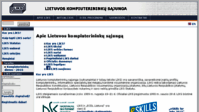 What Liks.lt website looked like in 2016 (8 years ago)