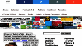 What Literaryfestivals.com.au website looked like in 2016 (8 years ago)