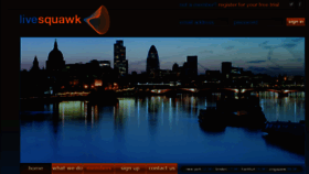 What Livesquawk.com website looked like in 2016 (8 years ago)