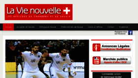 What La-vie-nouvelle.fr website looked like in 2016 (8 years ago)