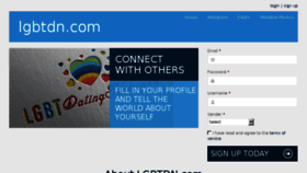 What Lgbtdatingnetwork.com website looked like in 2016 (8 years ago)