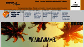 What Lozadaviajes.com website looked like in 2016 (8 years ago)