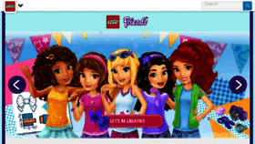 What Legofriends.com website looked like in 2016 (8 years ago)