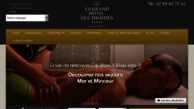 What Le-grand-hotel-des-thermes.fr website looked like in 2016 (8 years ago)