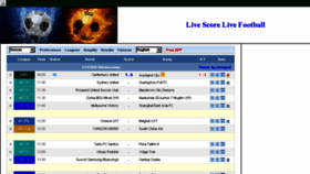 What Live-score-football.com website looked like in 2016 (8 years ago)