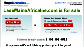 What Lasemaineafricaine.com website looked like in 2016 (8 years ago)