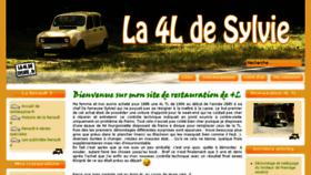 What La4ldesylvie.fr website looked like in 2016 (8 years ago)