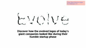 What Logoevolve.com website looked like in 2016 (8 years ago)