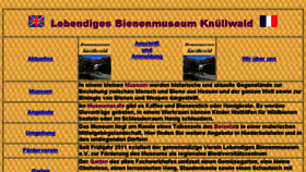 What Lebendiges-bienenmuseum.de website looked like in 2016 (8 years ago)