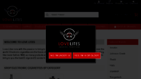 What Lovelites.in website looked like in 2016 (8 years ago)