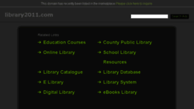 What Library2011.com website looked like in 2016 (8 years ago)