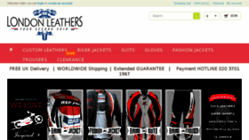 What Londonleathers.com website looked like in 2016 (8 years ago)