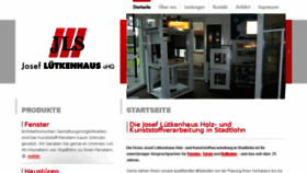 What Luetkenhaus.de website looked like in 2016 (8 years ago)