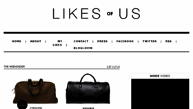 What Likesof.us website looked like in 2016 (8 years ago)