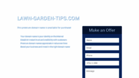 What Lawn-garden-tips.com website looked like in 2016 (8 years ago)