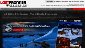 What Lastfrontierheli.com website looked like in 2016 (8 years ago)