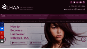 What Lhaa.co.uk website looked like in 2016 (8 years ago)