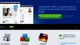 What Livestreetcms.com website looked like in 2016 (8 years ago)