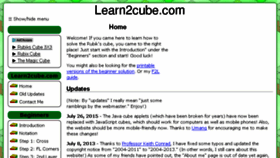 What Learn2cube.com website looked like in 2016 (8 years ago)