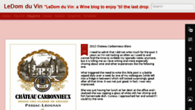 What Ledomduvin.com website looked like in 2016 (8 years ago)