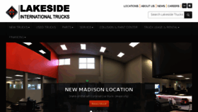 What Lakesidetrucks.com website looked like in 2016 (8 years ago)