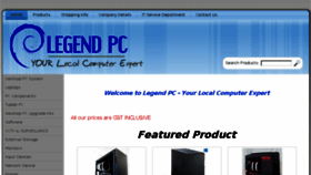 What Legendpc.co.nz website looked like in 2016 (8 years ago)