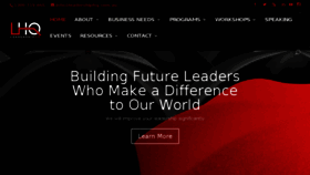 What Leadershiphq.com.au website looked like in 2016 (8 years ago)