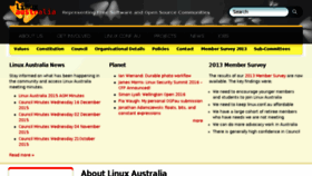 What Linux.org.au website looked like in 2016 (8 years ago)