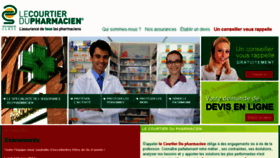 What Lecourtierdupharmacien.com website looked like in 2016 (8 years ago)