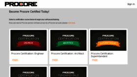 What Learn.procore.com website looked like in 2016 (8 years ago)