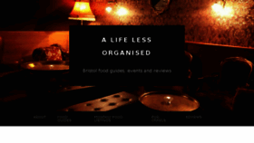 What Lifelessorganised.com website looked like in 2016 (8 years ago)