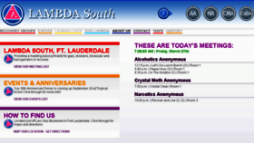What Lambdasouth.com website looked like in 2016 (8 years ago)